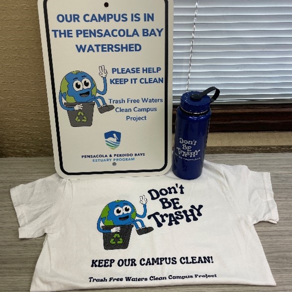 photo of educational sign and tshirt design 